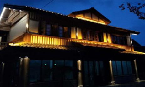 湖州絲綢小鎮夜景泛光照明工程案例